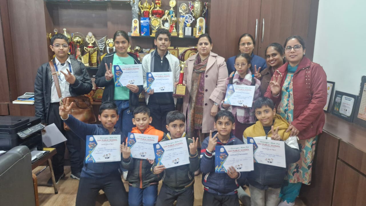 TALENT MEETS EXCELLENCE!-MATHS FEST 2024: BVM KITCHLU NAGAR SHINES WITH SECOND POSITION IN MIME